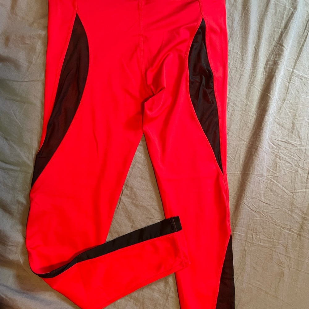 Red Spandex Leggings